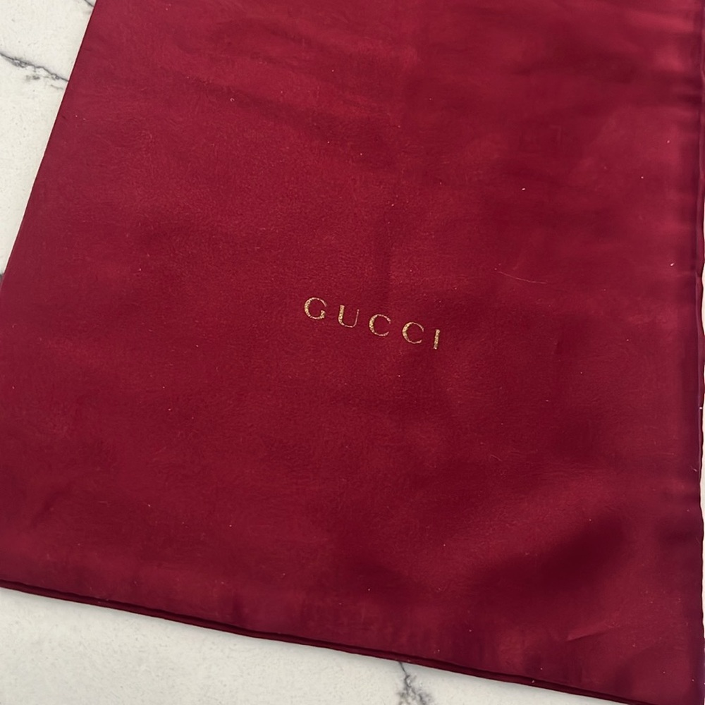 Gucci Maroon Accessory Pouch Sunglasses Case